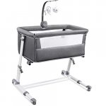 Ronbei  Adjustable and Portable Baby Bassinet 